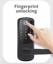 Smart Digital Door Lock, Electronic, Fingerprint, Password & Smartphone (VIDEO)