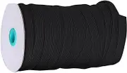 NAMOARLY Elastic Bands for Mask DIY Mask Making 9mm Wide 100 Yards Replacement Band Comfortable Fashionable