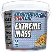 International Protein Extreme Mass Caramel Popcorn Flavour Weight Gainer Protein Powder 4 kg