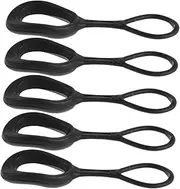 5pcs Durable Zipper Pull Replacement Tabs Detachable Zipper Repair Heads for Outdoor Backpacks Luggage Coats Versatile Accessories for Easy Replacement and Repair