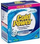 Cold Power Advanced Clean Powder Laundry Detergent, 4kg, Suitable for Front