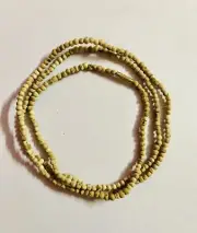 Double line TULSI TULASI VAISHNAV ISKCON Mala Kanthi 34 inch Yoga FREE SHIP