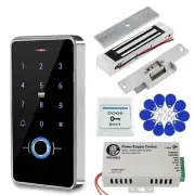 Waterproof Door Strike Locks Biometrics Keypad Control Power Supply Adapter