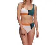 Seafolly Stud Front Tank Bikini Top Size 10