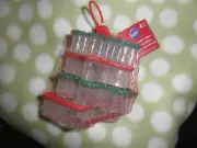 NEW 4-Piece Christmas Cookie Cutter Set Tree, Star, Sock, Gingerbread Man WILTON