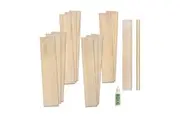 20pc Boyle Hobby Craft DIY Kids Adult Model Building Paulownia Wood Pack