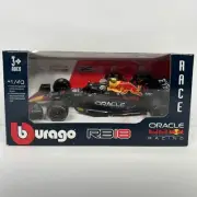 New Bburago 2022 F1 Oracle Red Bull Racing Team RB18 Sergio Perez #11 1:43 Scale