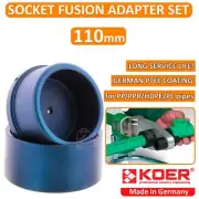Socket Fusion Welding Adapter Set for Plastic Pipe PP/PPR/PE/HDPE Metric 110mm