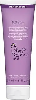 DERMAdoctor KP Duty Body Scrub | Dermatologist Formulated Exfoliant for Keratosis Pilaris | Helps Reduce and Smooth Dry, Rough, Bumpy, Strawberry, Chicken Skin | Calms & Soothes | 10% AHAs +, 8 fl oz