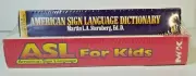 American Sign Language Dictionary Gold Edition CD ROM 2 cd set & ASL for Kids CD