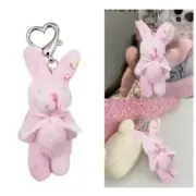 Bunnys Bag Keychain Plush Keys Chain Backpack Pendant for Birthday Party