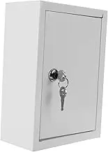 FUNNETOYU Wall Mounted Milk Box with Lock Durable Outdoor Storage for Milk Bottles and Mail Simple Design for Porch Garden Use Secure Letter Box for Home