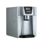 Portable 2-in-1 Ice Cube Maker Machine Water Dispenser Automatic Countertop 2L