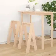 vidaXL Stools 2 pcs 40x40x75 cm Solid Wood Pine HEE