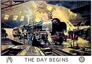Train Shed Carousel Turns onto Track as Maintenance Crew prepares The Train for The Days Activity The London Midland and Scottish Railway (LMS) was a British Railway Company It was Formed on 1 Januar