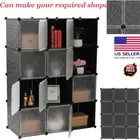 Storage Organizer 12 Cube Closet Storage Shelves For Bedroom Living Room Office