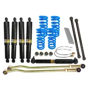 3" 75mm Lift Kit Damper Castor Bushes King Coil for Toyota Landcruiser 80 105