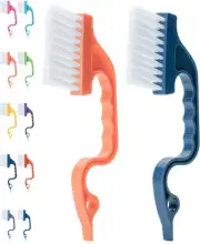 Slick- Window Track Cleaning Brush, 2 Pack, Brush Blue/Orange