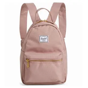 【Herschel】Nova Mini 迷你 乾燥玫瑰 金拉鍊 日常 帆布 女生 背包 小包 小後背包 後背包