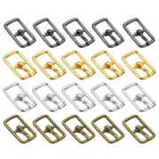 20Pcs Metal Roller Buckles, 7mm - 0.28" Sewing Mini Buckle (4Colors, 17.5mm)