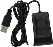 USB Fingerprint Reader, 360° Touch Auto Identification 10 Fingers Capacity Fingerprint Login Key Scanner, for Password File Encryption