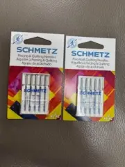 10 PACK SCHMETZ PIECING QUILTING MICROTEX SEWING NEEDLES 75/11 90/14 80/12 #1856