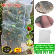 Up to 5pc Netting Insect Bug Fly Fruit Mesh Net Vegetable Plant Protection Cover