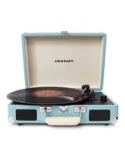 [Crosley] Cruiser Bluetooth Portable Turntable in Turquoise