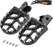 LKV CNC Dirt Bike Foot Pegs Motorcycle Footpegs Pedals Rests Black Compatible with Sur Ron light Bee S/X Segway X160 X260 CRF150F CRF230F KDX200 Talaria Sting MX3 MX4 Talaria XXX Taparia