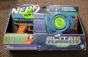 Nerf Elite 2.0 Flipshots Flip-8 Blaster Fire 4 Darts Flip Barrel Kids Toy Gun