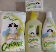 4X CARISMA DETERGENTE LIQUIDO, POLVO , SUAVIZANTE , BARRA -UNO DE CADA UNO