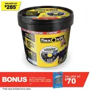 FLEXOVIT 100 Piece 125 x 1.0mm Cut-Off MEGA INOX & MAXX Discs Tub 66252850037