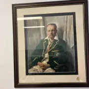 Signed Don Bradman Canvas Ltd Edition 84/150 with COA Rare and Sought After