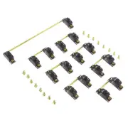 For Cherry Mechanical Keyboard Keycap PCB Satellite Axis Gold-Plated Screws Kit