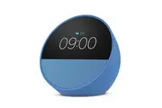 Amazon Echo Spot (2024) Smart Alarm Clock Speaker with Alexa - Ocean Blue 2.83"