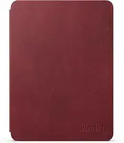 Amazon Kindle Paperwhite and Kindle Paperwhite Signature Edition Case, Lightweight and Foldable Protective Cover - Premium Leather (Ruby)
