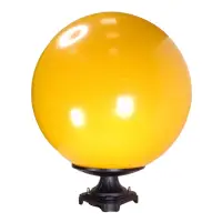 在飛比找momo購物網優惠-【彩渝】400MM PE 門柱燈(圓球 戶外球形柱頭燈 球型