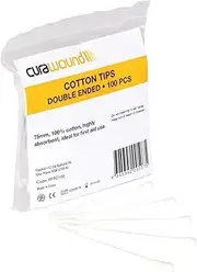 AeroSwab Bamboo Double End Applicator 7.5cm, Bag of 100