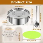 Flan Mold Sturdy Flan Pan with Lid and Handle Convenient Flan Pan Mold tyFqY