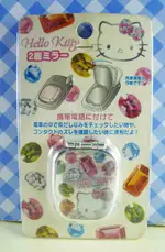 【震撼精品百貨】HELLO KITTY 凱蒂貓 KITTY貼紙-雙鏡面貼紙-寶石 震撼日式精品百貨