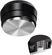 MATOW 53.3mm Palm Tamper, Espresso 30lbs Clibrated Spring Loaded Puck Tamper with Stainless Steel Ripple Base, Barista Coffee Hand Leveler Tamper Compatible with Breville 54mm Series Portafilter