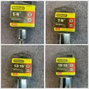 Stanley Sockets 3/8” Drive 12pt Standard Well, 7/8”, 1/4”, 13/16”, 15/16” Choice