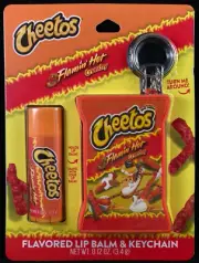 Cheetos Lip Balm & Keychain Holder Set - .12 oz/3.4 g