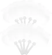Vaguelly Craft Supply 50pcs Portable Hand Fans DIY Blank Fans PVC for Boys and Girls' Imagination Development