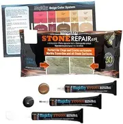 MagicEzy Stone RepairEzy: (Beige Repair Kit) - Granite, Marble Repair Kit - Strong Countertop and Tile Filler