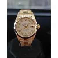 在飛比找蝦皮購物優惠-ROLEX 勞力士 69178原廠包鑲10鑽面稀有米白面 出