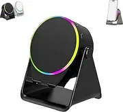 4-in-1 360° Rotating Bluetooth Speaker Stand, Anti-Slip Base Hd Surround Sound for Home & Outdoor,Hd Surround Sound, for All Smart Phone,for Men Women,Black