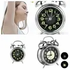 4 Inches Super Loud Alarm Clock Silent Table Desk Clocks Student Decor