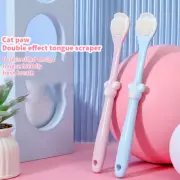 Cat Claw Tongue Scraper Cleaner Oral Mouth Hygiene Dental Tongue Coating Brus CR