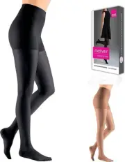 medi Sheer & Soft for Women, 30-40 mmHg, Compression Pantyhose, Closed Toe